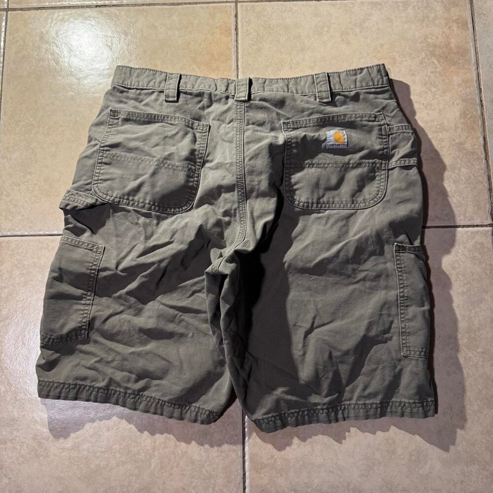 Vintage y2k carhartt khaki cotton Shorts Size 38 in Mens